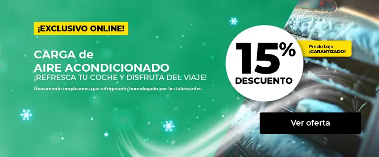 15% DTO EN TU CARGA DE AIRE ACONDICIONADO