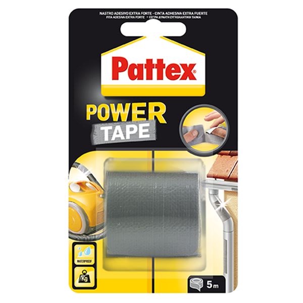 Adhesivo Pattex power-tape gris 50 x 5 m
