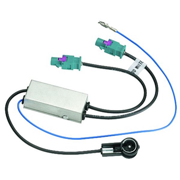Conector antena coche ISO-DIN con cable - Feu Vert