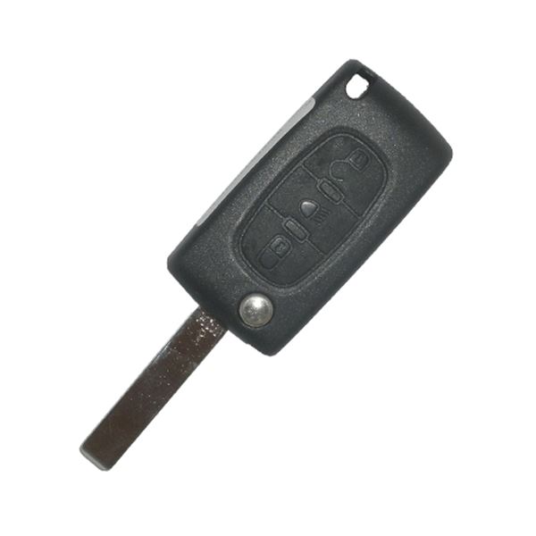 Carcasa llave Citroën plegable c02plva-3bln 3 botones