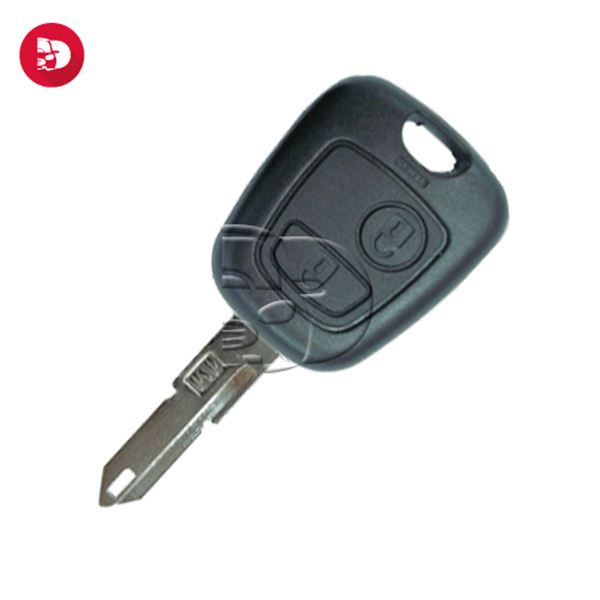 Carcasa llave Citroën telemando c02ne-2b 2 botones