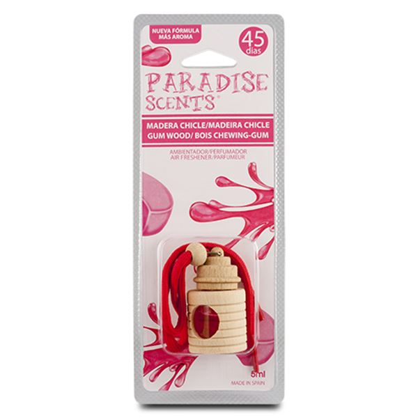 Ambientador coche madera Paradise Scents chicle 5 ml