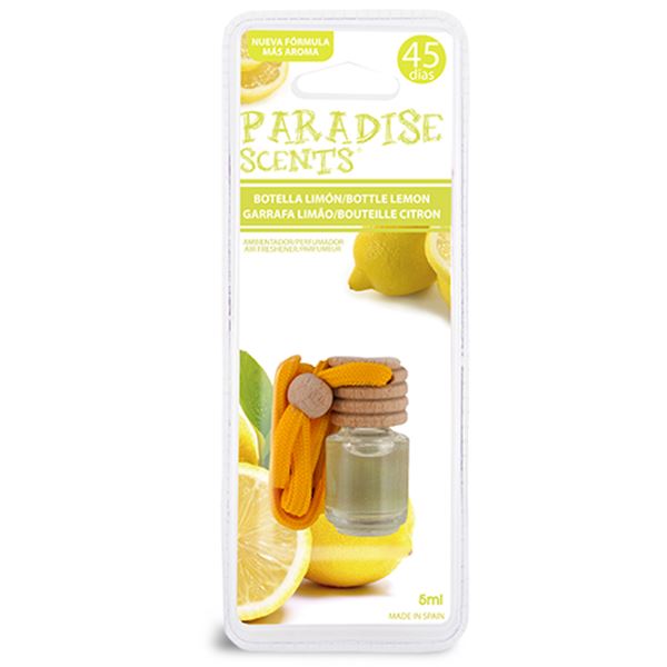 Ambientador coche botella Paradise Scents limón 5 ml