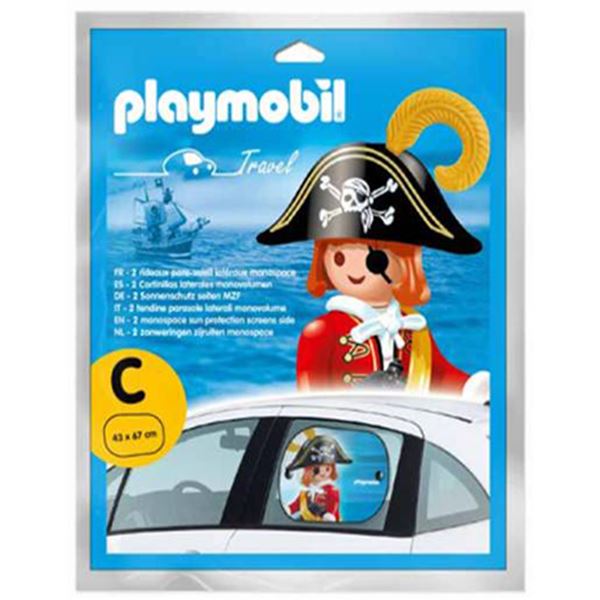Cortinillas laterales coche Playmobil 67x43 2uds