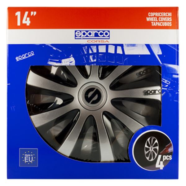 Tapacubos Sparco Sicilia bicolor 14 pulgadas spc (4ud)