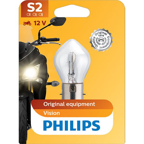 Bombilla s2 Philips vision 35w 12v 1 ud moto Feu Vert