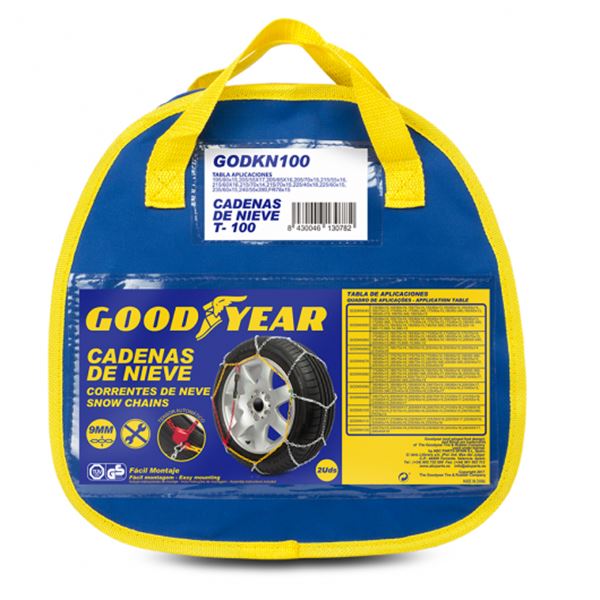 Cadenas 225 60 R17 Fundas De Nieve Goodyear Para Coches (Talla M
