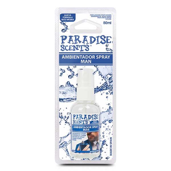 Ambientador spray Paradise fragancia hombre 50 ml