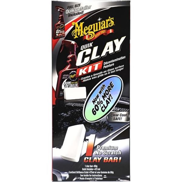Kit claybar + lubricante Meguiars