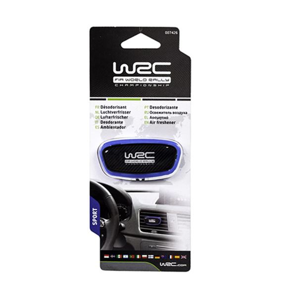 Ambientador coche plaqueta WRC sport