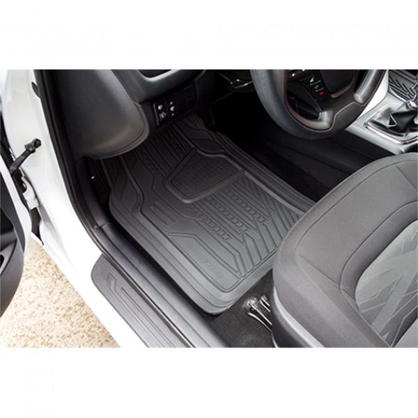 Juego alfombrillas coche de goma beige Goodyear - Feu Vert