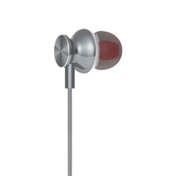 Auriculares multimedia estéreo acero Muvit in-ear m1i