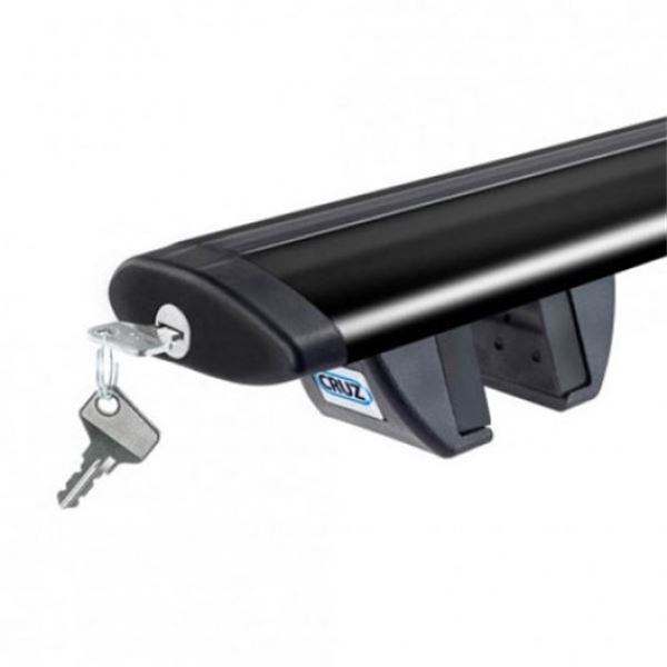Barras de techo de aluminio Cruz Cruz airo dark r13 925-797