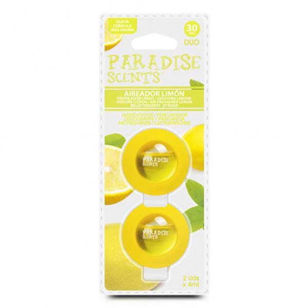 Ambientador pack rejilla Paradise Scents limón 4 ml