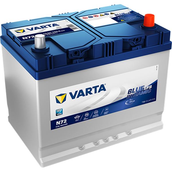 Q-Batteries Start-Stop EFB Autobatterie EFB100 12V 100Ah 780A