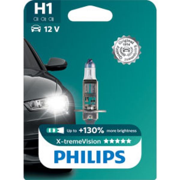 Bombilla h1 Philips xtreme vision 55w 12v 1 ud - Feu Vert