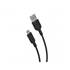 Pack cargador móvil usb 2.4a y cable micro usb 2.4a 1,2m negro Muvit for change