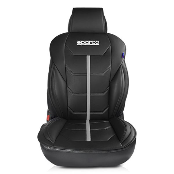 Respaldo asiento coche negro/gris Sparco ferrara