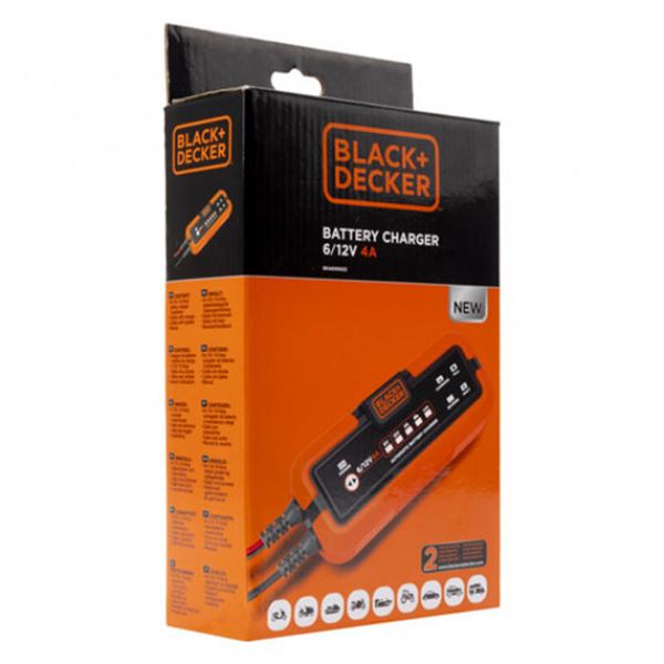 Cargador mantenedor de baterías 6-12v Black & Decker - Feu Vert