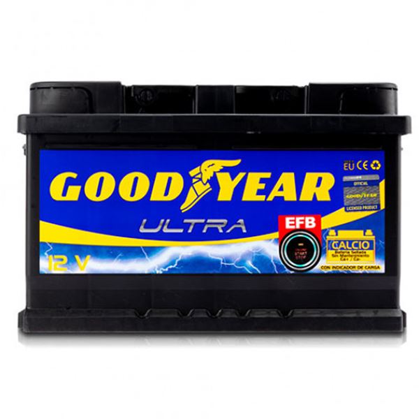 Batería de coche Goodyear ultra 80ah 520a - Feu Vert