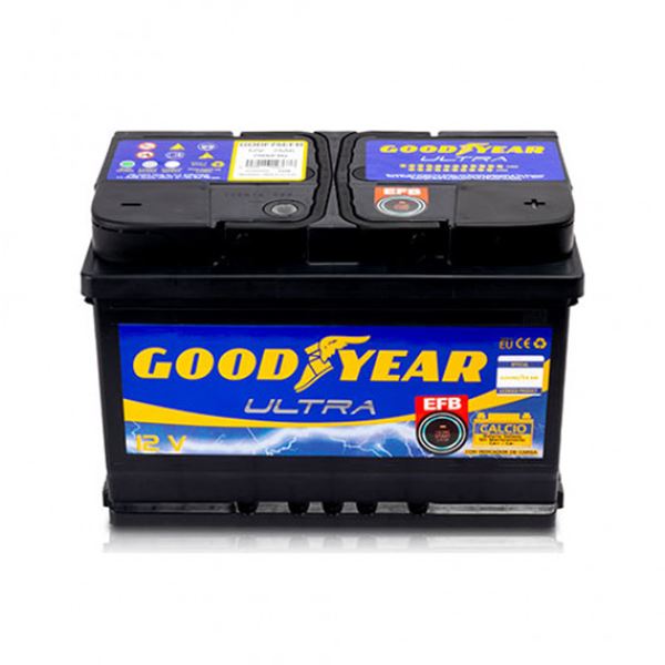 Batería de coche Goodyear ultra Start Stop efb 75ah 780a - Feu Vert