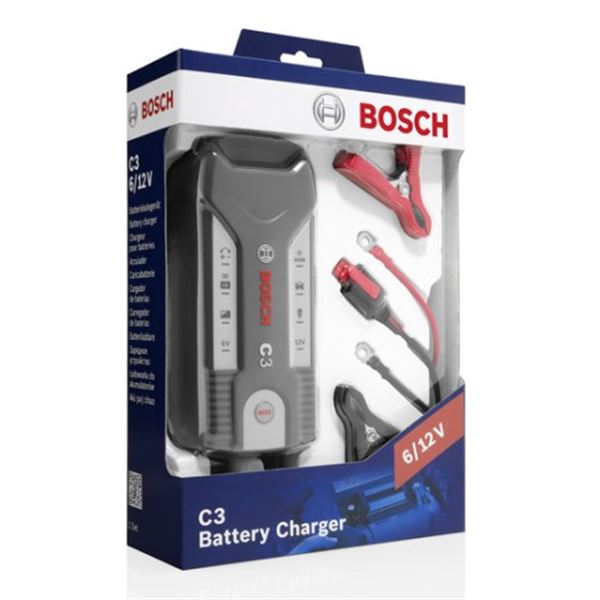 Cargador de batería coche Bosch c3