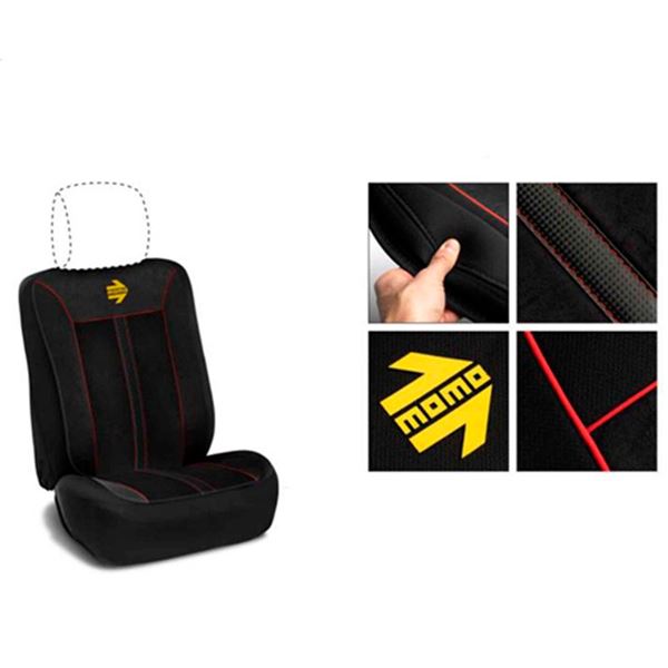 ELUTO - Funda universal para asiento de coche, color negro