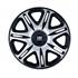 Tapacubos 13" ghost OMP speed black silver 4 ud