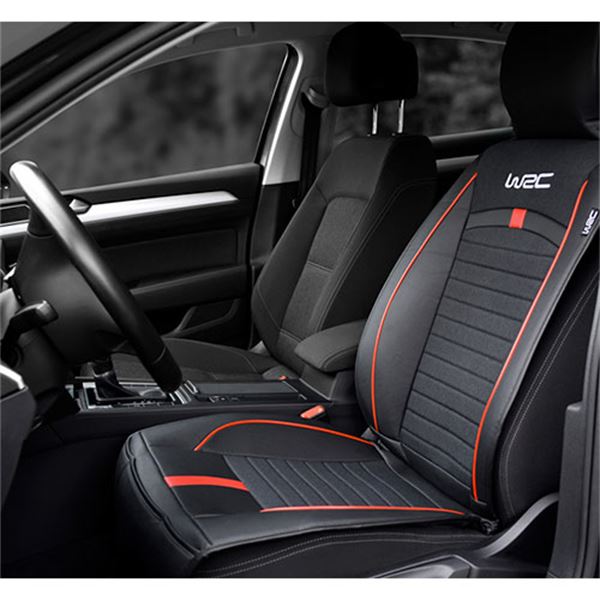 Funda de asiento para coche negra WRC Racing