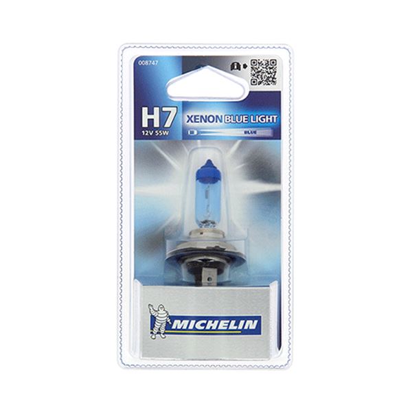 Bombilla h7 Michelin blue light 12v 55w 1 ud - Feu Vert