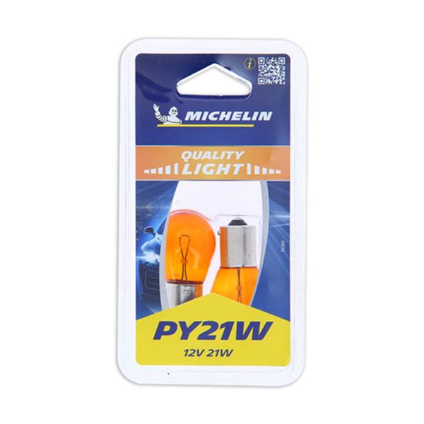 Bombilla py21w Michelin 12v 21w 2 ud