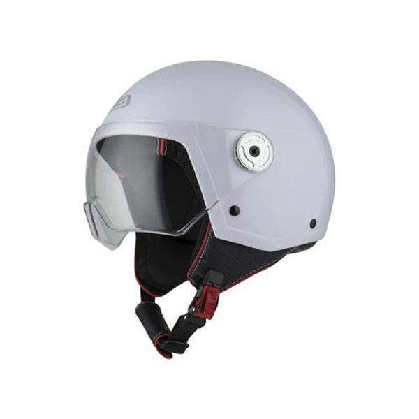 Casco de moto Velca vintage NZI blanco m