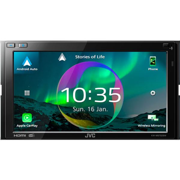 Sistema multimedia JVC kw-m875dbw dab+
