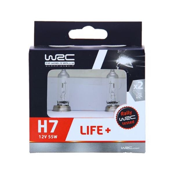 Bombilla h7 WRC life+ 55w 12v 2 ud