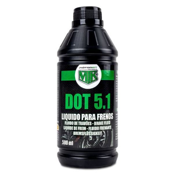 Líquido dos travões DOT 5,1 Motorkit 500Ml
