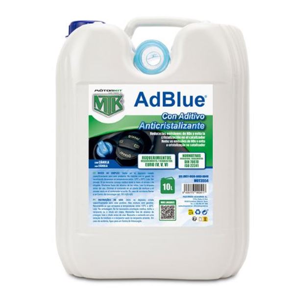 Adblue Motorkit com aditivo anti-cristalino 10L