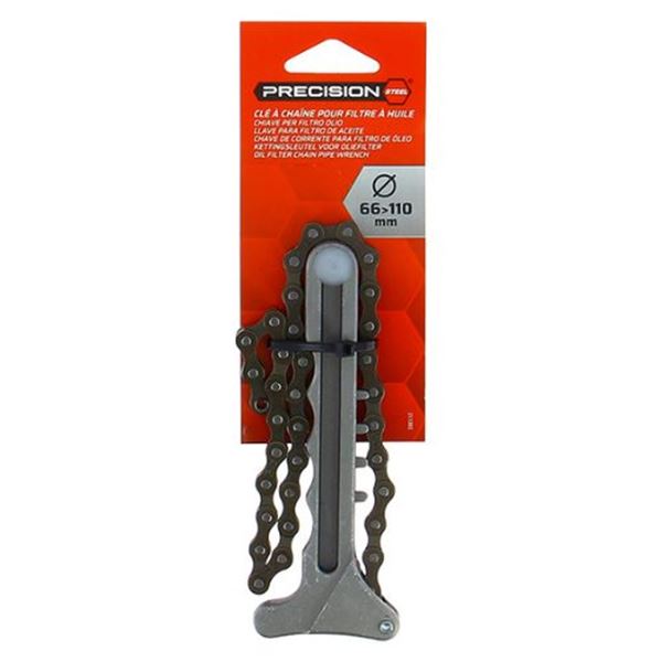 Llave cadena filtro de aceite Precision Steel
