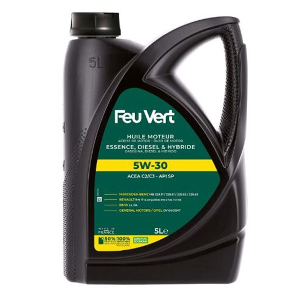 Aceite Feu Vert 5W30 Rn17 C2/C3 5L