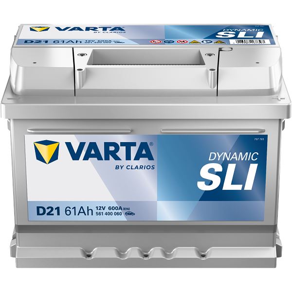 Batería de coche Varta d21 61ah 600a