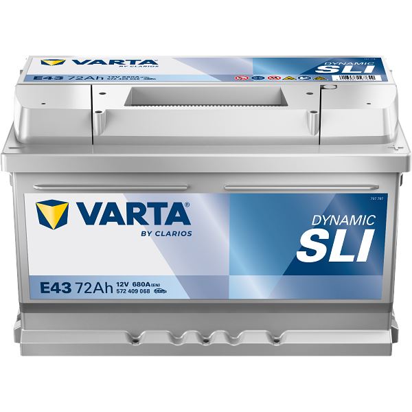 Batería de coche Varta e43 72ah 680a