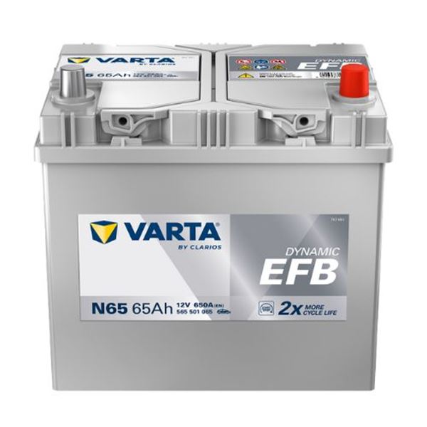 Batería de coche Varta Dynamic EFB N65 65Ah 650A 12V
