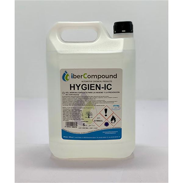 Gel hidroalcohólico higienizante Total 5 l
