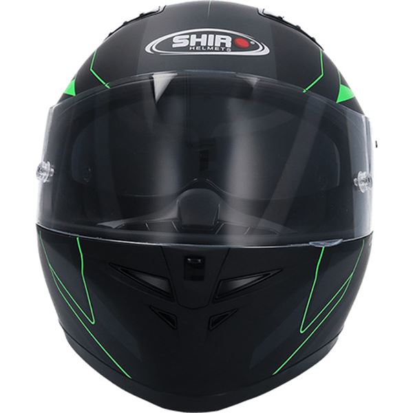 Casco moto integral Shiro sh881 negro/amarillo xl - Feu Vert